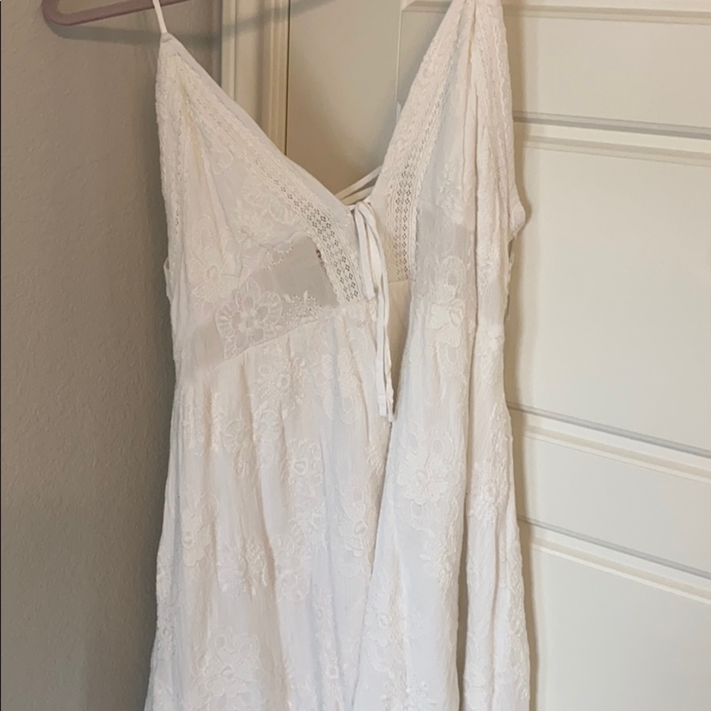 dress forum white flower sundress